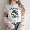 Dames t-shirt rpg grappige kritische mislukking hipster polyester thirts dnd vrouwelijke stijl strtwear t shirt o nek t240425