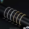 VVS Diamond Tennis Chain Hip Hop Gra D Moissanite Bracelet Bracelet Fine Jewelry 925 Серебряная цепь для мужчин женщин