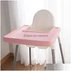Cups, Dishes & Utensils Cups Childrens High Chair Placemat All-Inclusive Sile Table Mat Baby Feeding Accessories Leakproof Easy To Cle Dhdu0