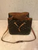 Designer Bucket Påsar Neonoe Brown Floral Shoulder Bag Louiseviution Bag Läder Classic Crossbody Bag Messenger Wholesale Purse Tygväska