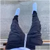 Men'S Pants Mens Stacked Jogger Cargo Sweatpants Thick Fleece Pocket Track Men Clothing Top Selling Products 2023 Clothes Custom 2310 Dhrft