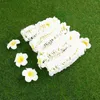 Fleurs décoratives 100 PCS Décoration de mariage Fleur 6 cm ACCESSOIRES DE CHEIL PLUMERIE ARTIFICIEL