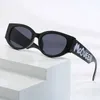 Солнцезащитные очки 2022 Модные овальные писем Солнцезащитные очки для женщин -дизайнер бренд -бренд.