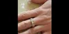 Anelli di nozze Business intarsiata in bianco zircone anello punk per uomini gioielli per feste di fidanzamento a due toni in metallo