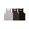 Nxxtress American Retro Fashion Vest di FINING DUE giubbotti uomini e donne Oversize Sports Inshirt Thirt Thirt Tops 240426