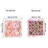 Fleurs décoratives Pink Silk Rose Flower Mur artificiel pour la décoration de mariage Babyshow Christmas Home Detarp Decor