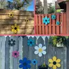벽 금속 꽃 정원 안뜰 가정 야외 실내 스테인리스 스틸 아트 사서함 나무 장식 인형 꽃