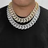 Bijoux hip hop en gros luxe 14k 18k réel collier de chaîne de bulles de 22 mm en or