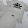 2024 Verkauf von Shortsleeved Classic Letter Printing Mode American Retro Wear Cotton T -Shirt Sport Fitness 240423