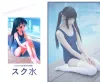 Set 2022 Summer Women One Piece Cosplay Swimsuit Sukumizu japansk skola Sexig badkläder baddräkt Monokini Push Up Padded Bikinis