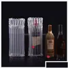 Disposable Take Out Containers Air Column Inflatable Wine Bag Cushion Bubble Glass Protected Protective Wrap For Bottle Drop Delivery Dhbee