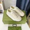 2024 Designer Tennis shoes canvas shoes Beige Blue Washed Jacquard Denim Women Shoes Ace Rubber Sole Embroidered Vintage 1977 Casual Sneakers 35-45