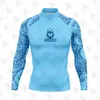 Women's Swimwear Men's Long Sleeve Surfing Shirt Rashguard UV Sun Protection Basic Skins Suit T-shirt UPF Diving Gym Clothes