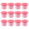 Bouteilles de rangement 12 pcs masque bouteille de bouteille en plastique pots de crème en plastique contenant des contenants de voyage à l'épreuve des fuites