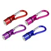 Dog Collars POPETPOP 4Pcs Portable Aluminum Pet Cat Puppy LED Flashing Blinker Light Safety Collar Tag (Red Blue Purple Pink)