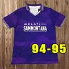 Retro Fiorentina Soccer Jerseys Batistuta Rui Costa Home Football Shirt Camisas de Futebol Vintage Classic 84 85 89 90 91 92 93 94 95