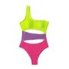 Dames zwemkleding met hoge taille bikini bodems witte bodysuit vrouwelijk Europa en de sexy dames tweedelige zwempakken