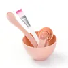 2024 2/3/4st ansiktsborste maskskålsked set mask borste bar diy skönhetsverktyg blandningsverktyg hudvård makeup leveranser Beauty Tools Blandningsverktyg Skinvård