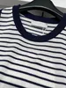 2024 Designer Summer Women's Stripe Knits O-Neck Embroidery Sleevess Knit Sweaters Casual High Street Wear Knitted Pullover Tops