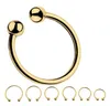 Articoli da massaggio maschio Chasity Anello del pene in acciaio inossidabile 6 dimensioni Gold Silver Rings Toys Sexy for Men maschio masturbato Men039S 1082027