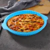 Formy 10 -calowe pizza okrągła fala silikon pieczenia ręcznie robione ciasteczko bochenek pizzer