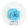 Kids Hair Accessories Rose Flower Scrunchie Boutique Flower Girl Bow Elastic Bands Baby Ponytail Holder Hair Bands