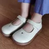 Barn plattskor barns avslappnade sandaler skolflickor prinsessa pu läder skor icke-halk barn retro ihålig mjuk botten loafer 240415