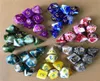 7PCSSet Polyhedral Game Dice Dice Dice i Dragons Table Board Roll Gry Kolorowe akrylowe kości