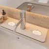 Robinets de cuisine diatomite robinets drainage tapis de comptoir multi-tampon absorbant des éclaboussures non glip