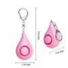 Portable Emergency Girl Women Security Alarmen Zelfverdediging 130 dB Decibel met LED Light Safety Key Chain Pedant Anti-Wolf