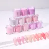 Vloeistoffen 10 g roze acryl poeder professioneel gekleurd acryl nagelpoeder voor acryl nagels extensie 3D -polymeersnijwerk, langdurig