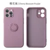 Magnetic designer IPhone Cases Phone Cases Liquid Silicone Soft Slim Kickstand Car Full Protective Cover Ring Stand Holder For IPhone 15 Plus 14 13 12 11 Pro Max