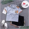 Set di abbigliamento BABY BOY DESIGNER SET THIRT SHOTS SHORTS TODDLER CHUAD CHUADS SUDIE CAMI COMPLEGNI COMPARONE 2PCS/Set Drople Delivery Dhvht