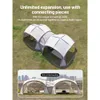 Sonuto Dome Canopy duży namiot na świeżym powietrzu Extra Camping Antimosquilion Antimosquito 240416 240426