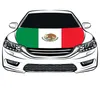 メキシコナショナルフラッグカーフードカバー33x5ft 100ポリエステルエンジンの弾性ファブリックは、洗浄できますボンネットバナー8982553