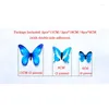 Naklejki ścienne 12PCS/Set Luminous Butterfly naklejka na salon motyle na przyjęcie weselne domowe lodówki Tapeta