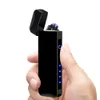 Wholesale USB Rechargeable Double Arc Lighter,Customizable Electric Slim Lighters For Smoking