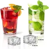 Outils 4/6 Grid Big Ball Square Ice Cube Moule Silicone Ice Cube Maker DIY ROND GRAND CUBE CUBE PLAT POUR LES VORES DE FEUIL