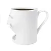 Tassen essen Kuchen Tasse Oberfläche Tasse Oberfläche Keramik Kaffee Tasse Oberfläche Keks Kuchen jubeln Cartoon Tasse J240428