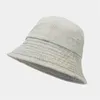 ベレー帽Four Seasons Cotton Solid Bucket Hat Fisherman Outdoor Travel Sun Cap for Women 07