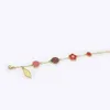 Pulseira nobre e elegante Popular Gift Choice Clove Flower Bracelet Style Moda simples com vnain comum