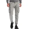 Mäns byxor 2024 Herr Taktisk last Män joggar Militär Casual Cotton Male Hip Hop Ribbon Army Trousers 29-40