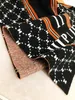 デザイナーの女性のためのカシミア男性を編むウールスカーフショールラップトップブランドh冬の温かい柔らかい長いスカーフリングブルーオレンジストライプスカーフ