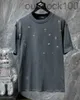 高品質の高級クロムズデザイナーの服1：1ブランドロゴ付きクロスクロスショートスリーブTシャツ-D