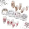 Nail Glitter 1/2/3PCS Chameleon Flakes Foils Laser Powder UV Gel Polish Chrome Dust Palliette Manicure Art Decoration