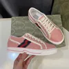 Designer di tela di marca del 1977 Designer Tennis Beige Pink Washing Jacquard Denim Ace Gubba Sole Rama Coppia vintage Sneaker casual