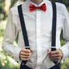 Bow Ties Glitter Tie Performance Banket Children's Single Adult British Pu Color Justerable (Red) Tuxedo Bowties Men Men