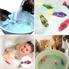 Baby Bath Toys Electronic Fish Baby Summer Bath Toys Pet Cat Toy Swimming Robot Fish With Led Light Kids Water Swim Pool Bathtub Toy Funny Gift