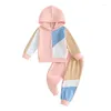 Clothing Sets Baby Girl Fall Outfit Hoodie Sweatshirt Set With Drawstring Pants And Matching Accessories