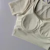 Camicie attive sexy mesh sport t-shirts yoga a maniche corte stretta fitness tops tops di palestra per le donne